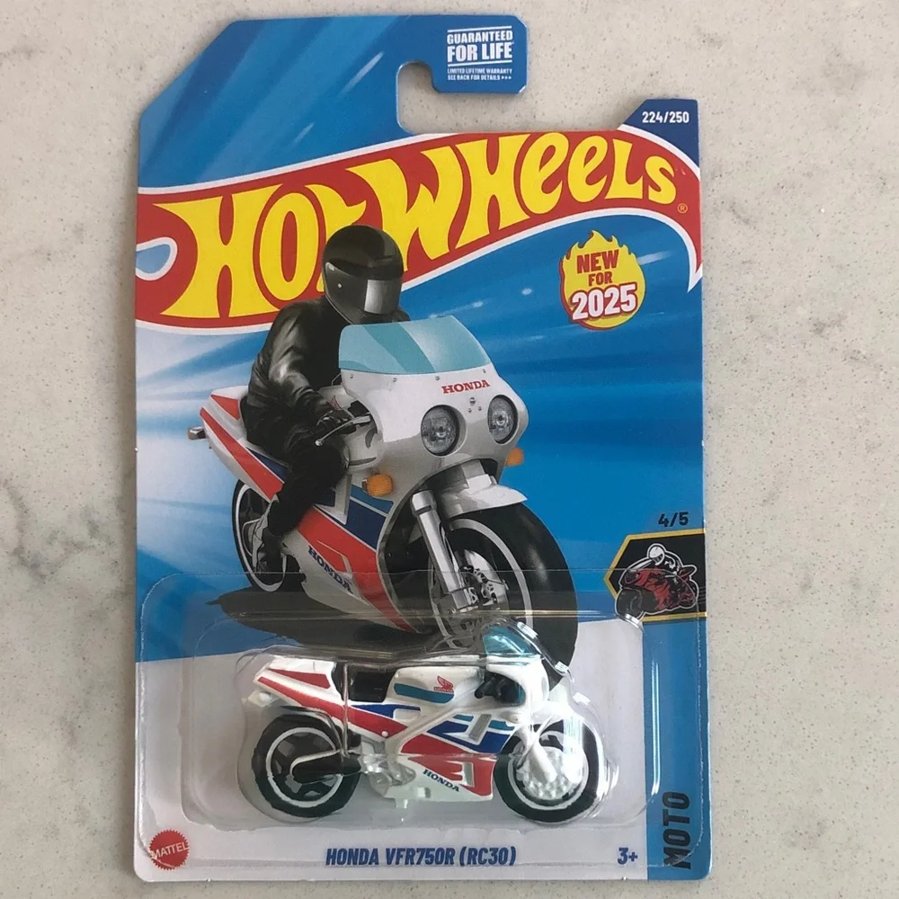 Mattel Hot Wheels Honda VFR750R Toy Motorcycle